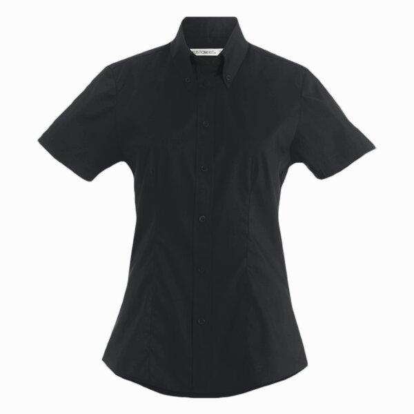 Kustom Kit Ladies Premium Short Sleeve Tailored Oxford Shirt Thumbnail