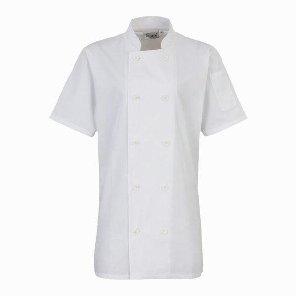 Premier Ladies Short Sleeve Chef's Jacket Thumbnail