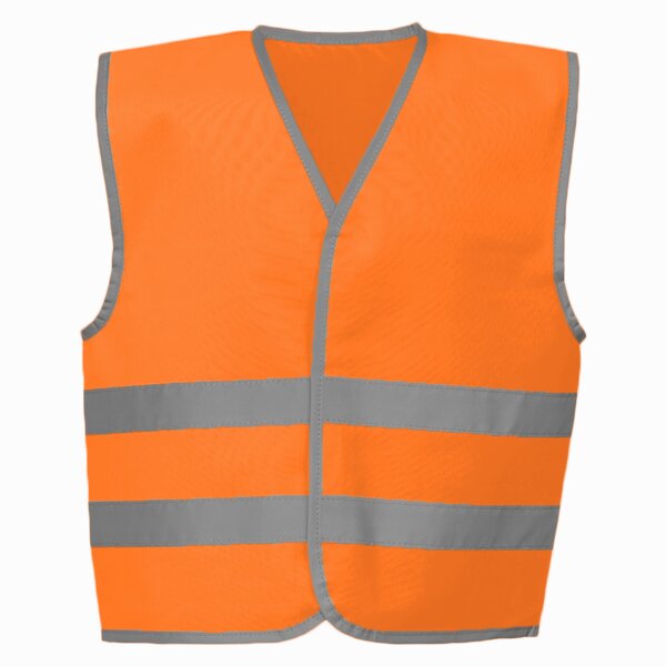 Yoko Kids Hi-Vis Two Band Waistcoat Thumbnail